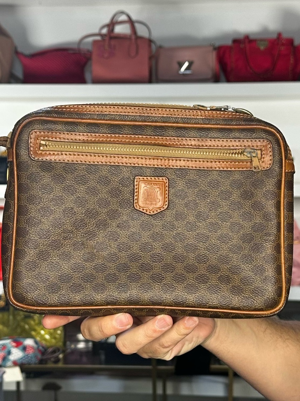 Celine Macadam Wristlet